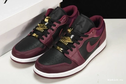 1 Dark Low Beetroot Black Jordan 0802